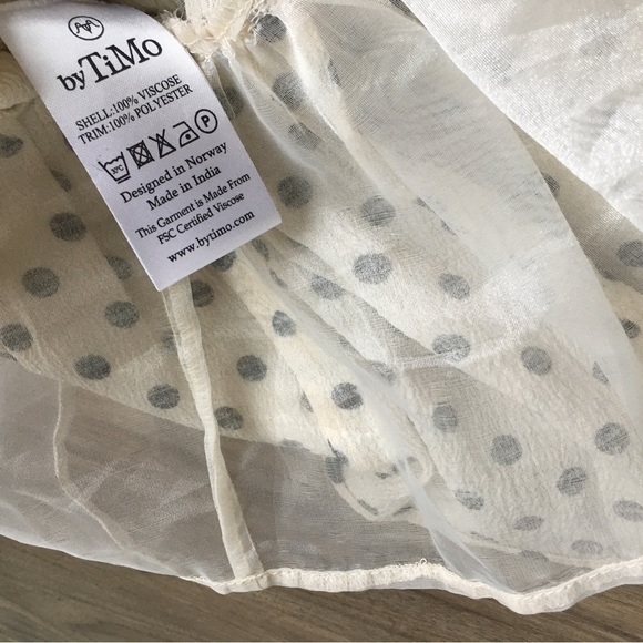 NWT TiMo Polka Dot Bubble Crepe Midi Dress - Picture 13 of 16